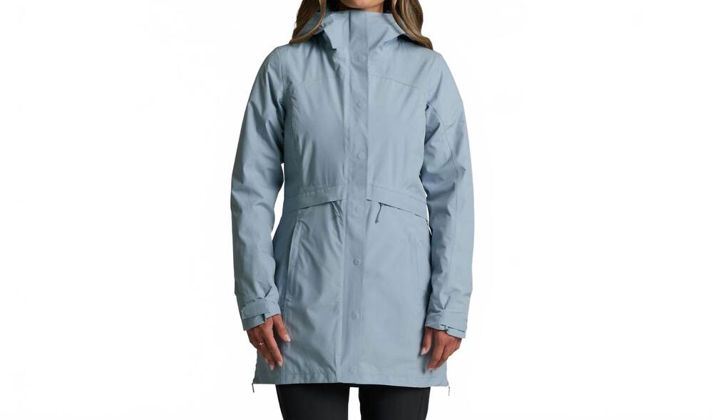 NEW KUHL women's stretch voyagr insulated parka jacket in sky